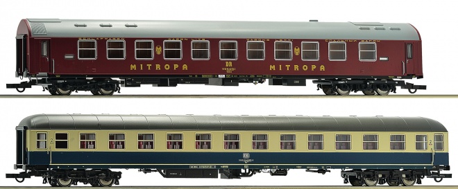 Set of 2 Passenger cars type Y/B 70 Sasnitz-Express<br /><a href='images/pictures/Roco/224850.jpg' target='_blank'>Full size image</a>